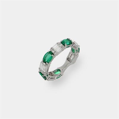 CRIVELLI ANELLO VERETTA SMERALDI