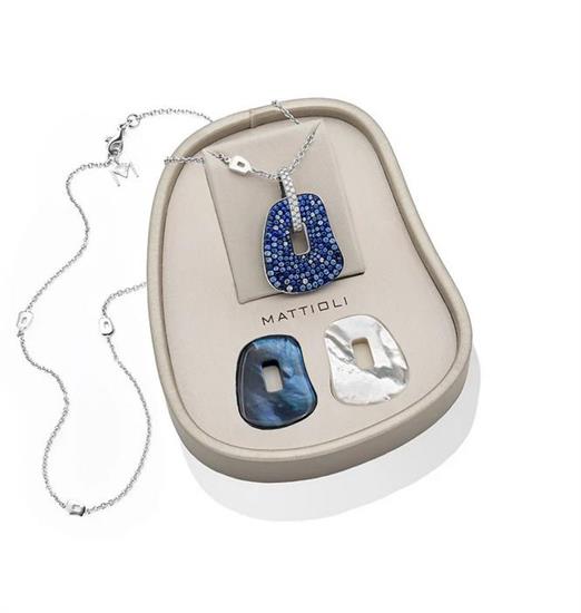 MATTIOLI COLLANA PUZZLE MEDIO ARLECCHINO