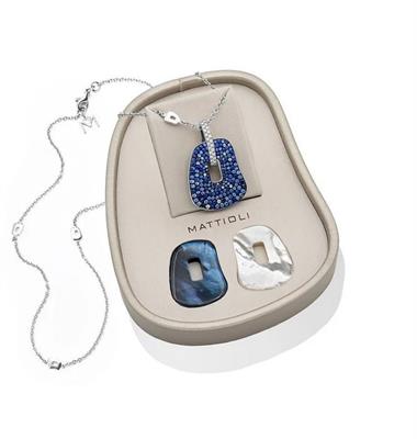 MATTIOLI COLLANA PUZZLE MEDIO ARLECCHINO