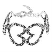 BRACCIALE CUORI PERLAGE