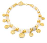 RASPINI COLLANA CRYSTAL MONETE