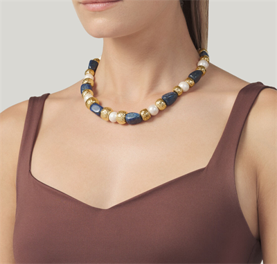 RASPINI COLLANA BLU NOMAD