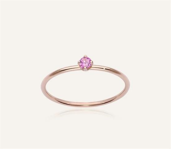 BURATO ANELLO PINK SOLITAIRE M