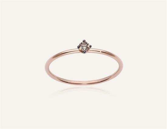 BURATO ANELLO BROWN SOLITAIRE M