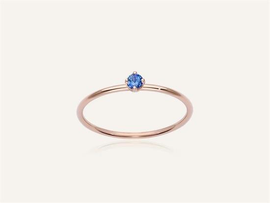 BURATO ANELLO BLUE SOLITAIRE