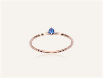 BURATO ANELLO BLUE SOLITAIRE