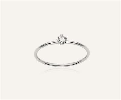 BURATO ANELLO WHITE SOLITAIRE XL