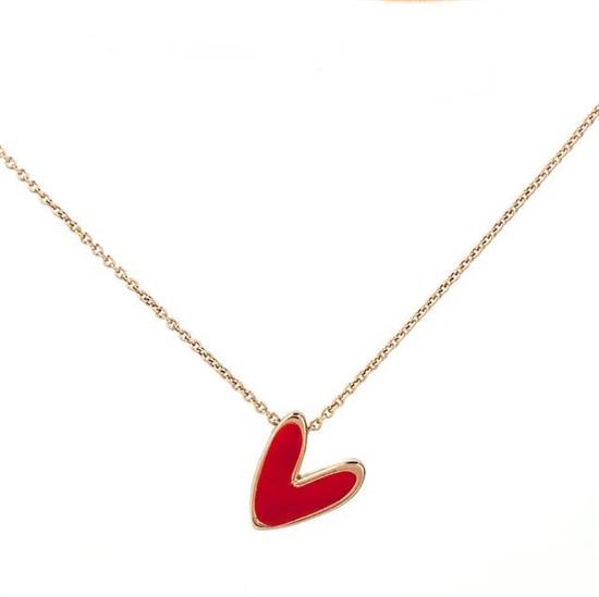 CUORI & FRECCE COLLANA CUORE SMALTATO