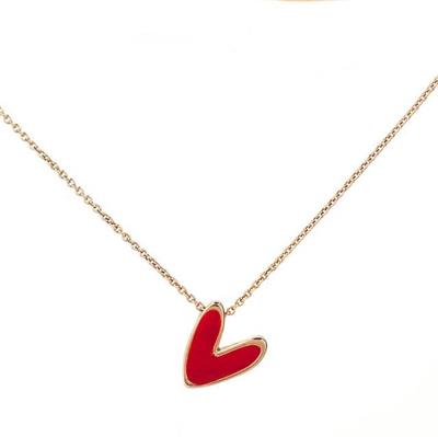 CUORI & FRECCE COLLANA CUORE SMALTATO
