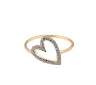 CUORI & FRECCE ANELLO CUORE DIAMANTI