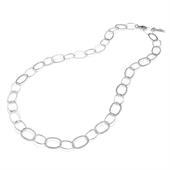 06618 COLLANA MAGLIA OVALE ALTERNATA
