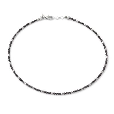 RASPINI COLLANA BEAT SPINELLO NERO