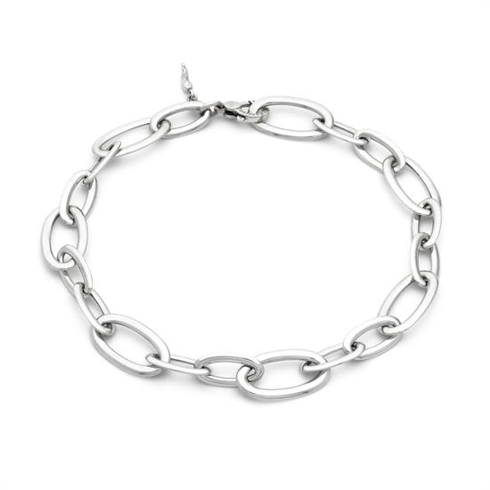 12369 COLLANA MAGLIA OVALE BOLD