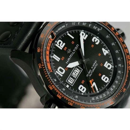 H77785733 Khaki Aviation X-Wind Day Date Auto pvd