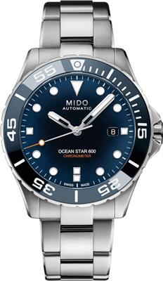Mido Ocean Star 600 Chronometer quad blu