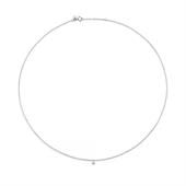 COLLANA WHITE SOLITAIRE WHITE M