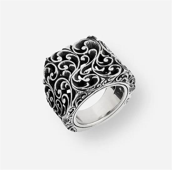 ANELLO CHEVALIER SQUADRATO