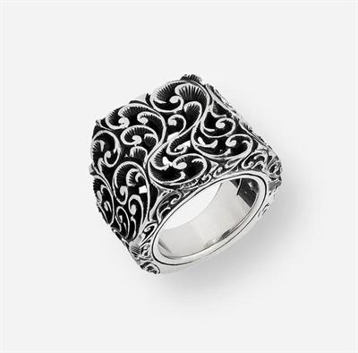 ANELLO CHEVALIER SQUADRATO