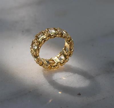 MARIA E LUISA ANELLO ETERNITY DORATO