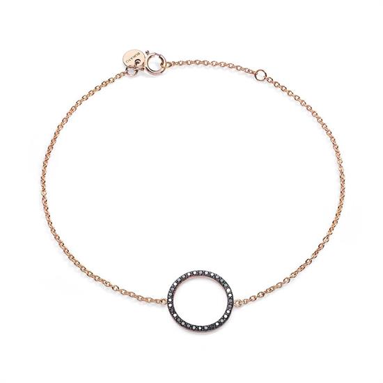 BURATO BRACCIALE BLACK DIAMONDS CIRCLE