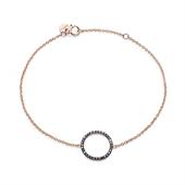 BURATO BRACCIALE BLACK DIAMONDS CIRCLE