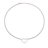 BURATO COLLANA BLACK CUORE