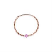 BURATO ANELLO SOLITARIO ROSA SOFT