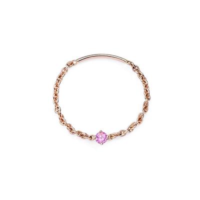 BURATO ANELLO SOLITARIO ROSA SOFT