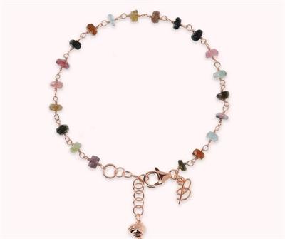 BRACCIALE TORMALINE MULTICOLOR