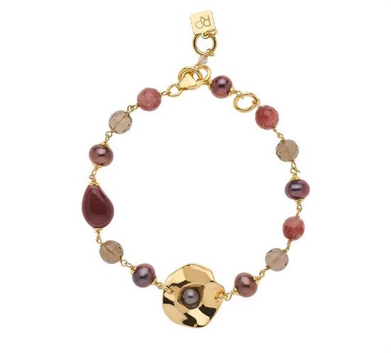 ROSSO PREZIOSO BRACCIALE FLORA