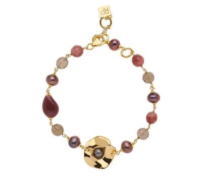 ROSSO PREZIOSO BRACCIALE FLORA