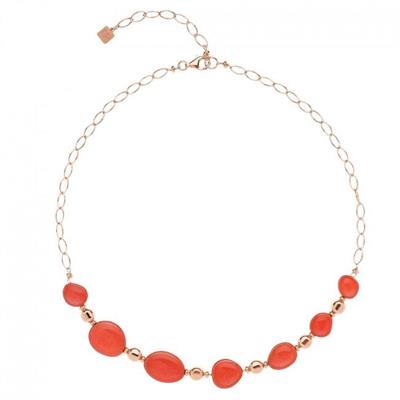ROSSO PREZIOSO COLLANA PLATTE