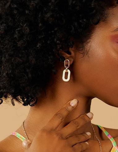 ROSSO PREZIOSO ORECCHINI MINI CHAIN