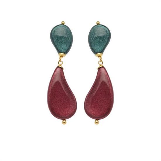 ROSSO PREZIOSO ORECCHINI DROP