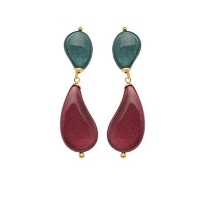 ROSSO PREZIOSO ORECCHINI DROP